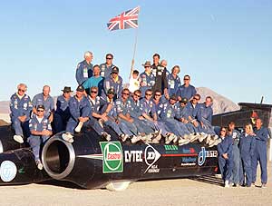 ThrustSSC team