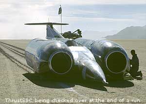 ThrustSSC at Black Rock