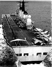 Dave Farrison on HMS Illustrious