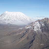 Kilimanjaro with Mawenzi in the foreground by RMH